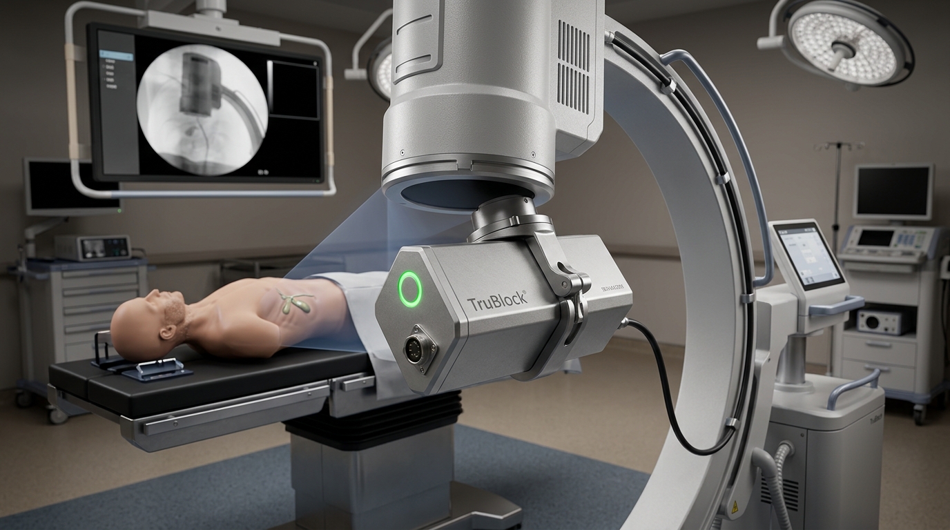 TruBlock Mounted on Hospital C-Arm